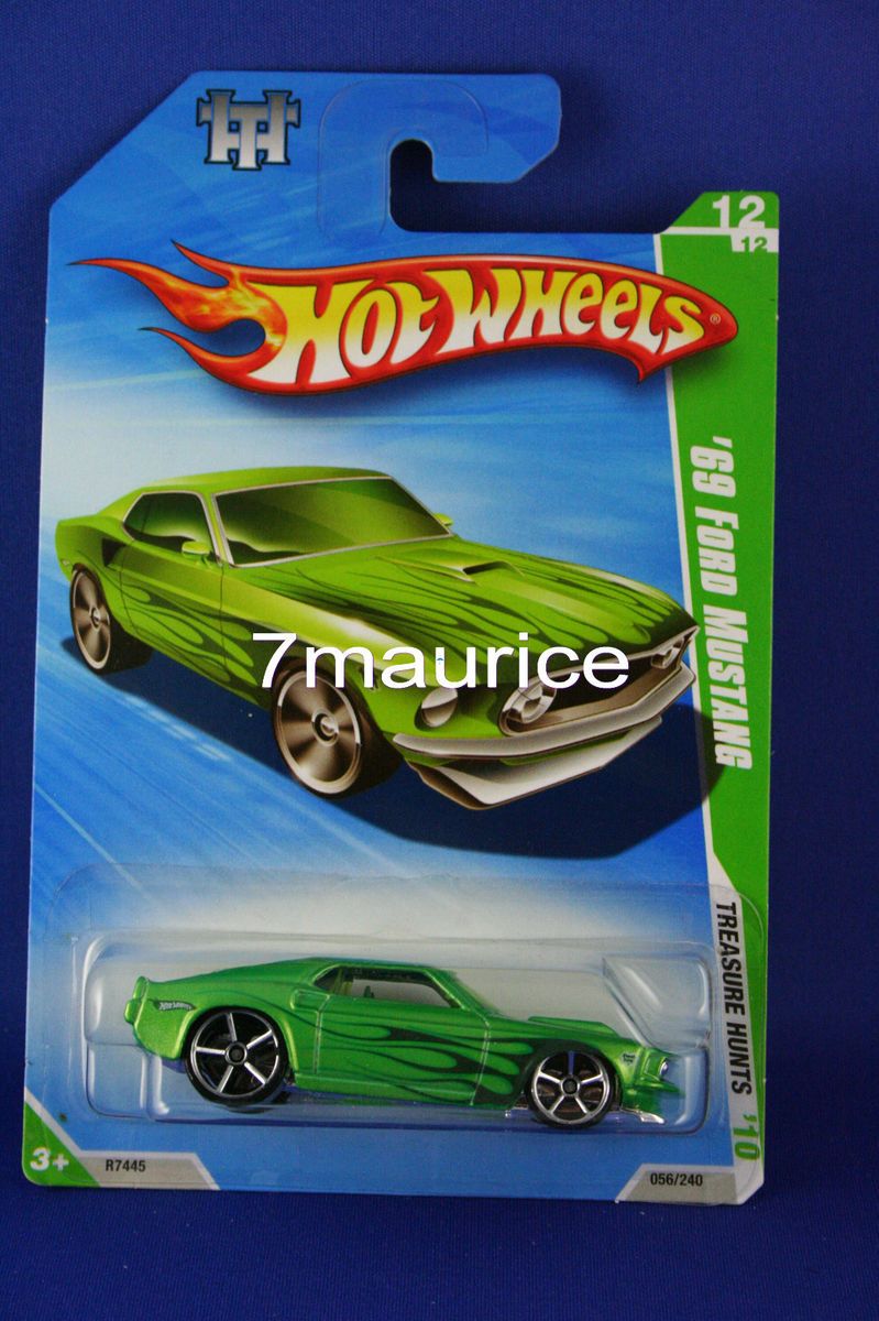 Hot Wheels 2010 Regular Treasure Hunts 69 Ford Mustang 12 12 TH