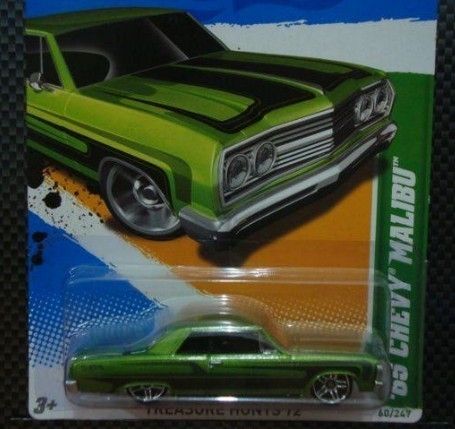 Hot Wheels 2012 Treasure Hunt 10 15 65 Chevy Malibu