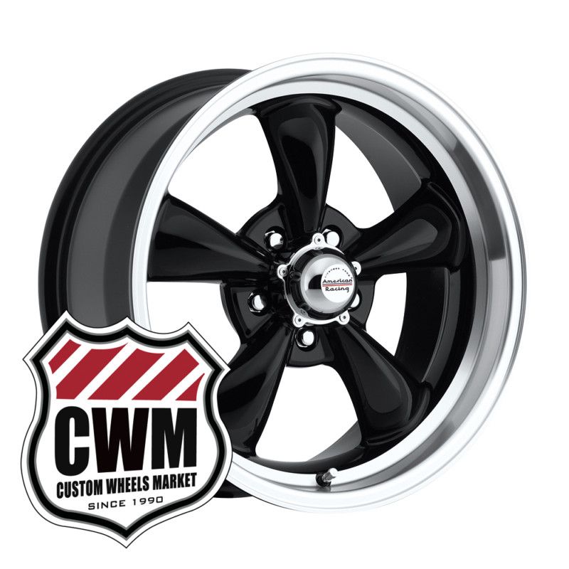 17x8 Black Wheels Rims for Chevy Chevelle 64 72