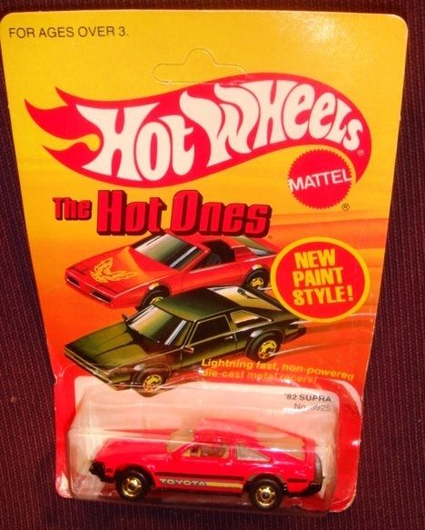 Hot Wheels Hot Ones 82 Supra No 3925 Made in Malaysia 1983