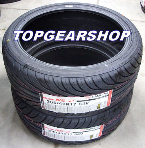 Nankang NS2 Tyres 205 40 17 2054017 84V 205 40 17 X2