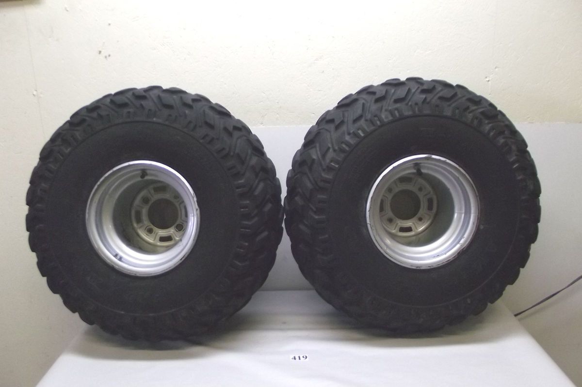 Honda ATC 250ES 250 ES Big Red ATV Rear Tires Wheels 85 1985