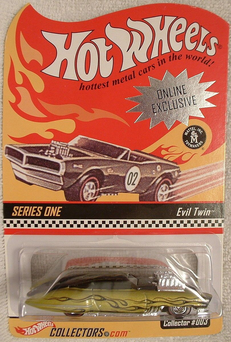 HOT WHEELS RED LINE CLUB ONLINE EXCLUSIVE SERIES 1 EVIL TWIN RLC