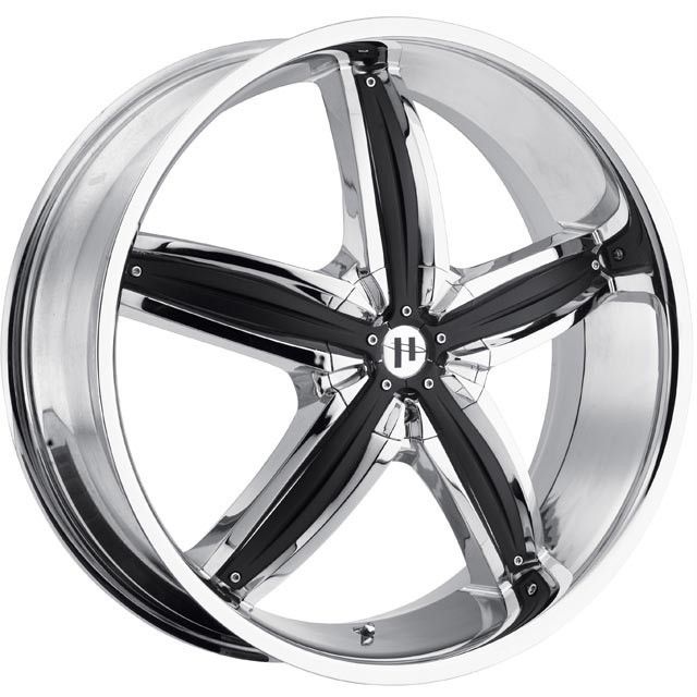 18 inch Helo HE844 Chrome Wheels Rims 5x4 5 5x114 3 40