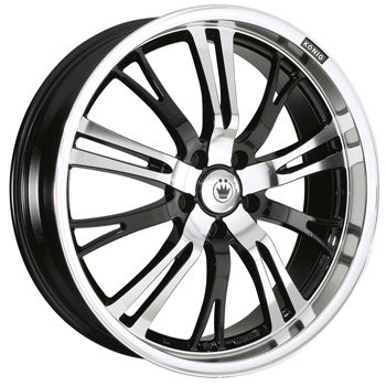 18 Konig Unknown Wheels 18x8 5x112 ET40 4 Black New Rims