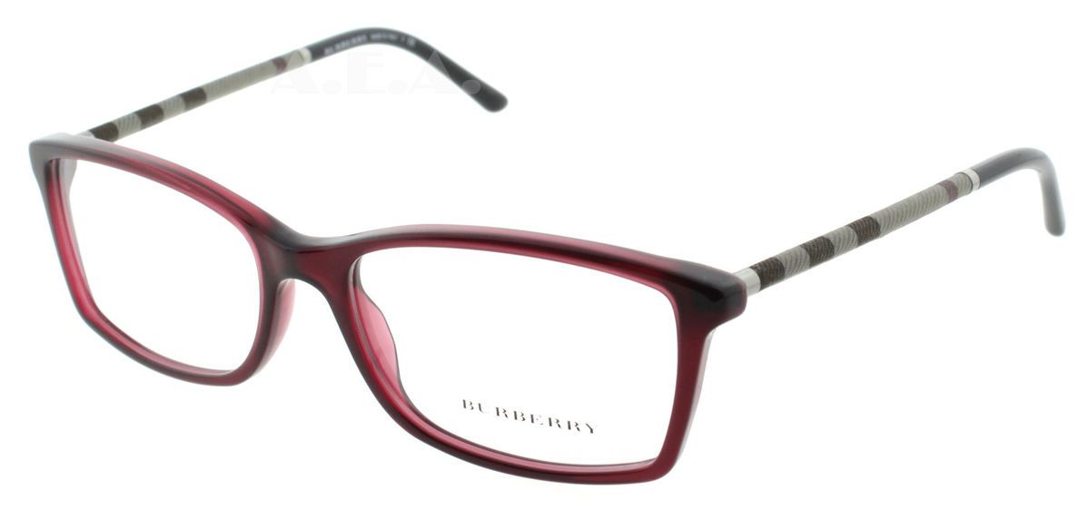 Burberry Be 2120 3014 Burgundy Eyeglasses