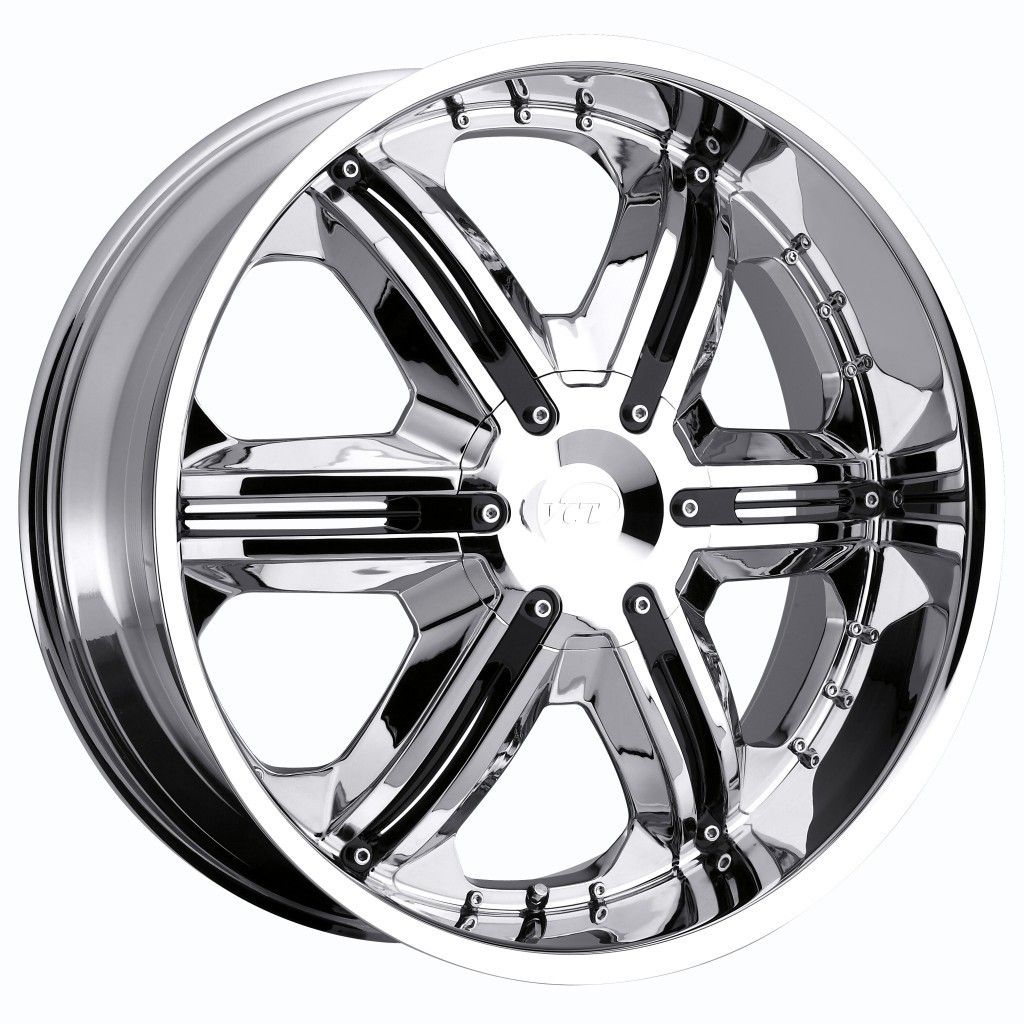 22 inch VCT Corleone Chrome Wheel Rim 6x135 F150 Expedition Navigator