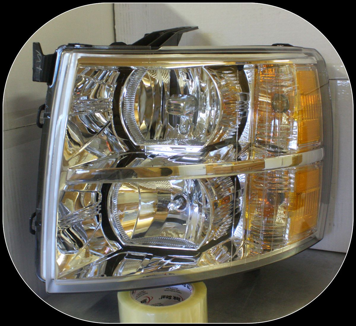 07 08 09 10 11 12 Silverado Headlight LH Lamp Genuine OEM Chevy Part
