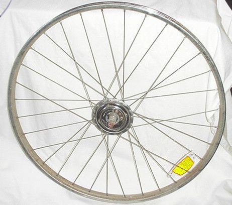 Vintage Raleigh Superbe Bike Front Rim Dyn O Hub