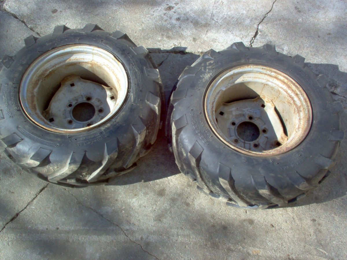 Carlisle TIRES/RIMS 23x8.50 12, fits Cub,Deere,Wheelhorse,Simplicity