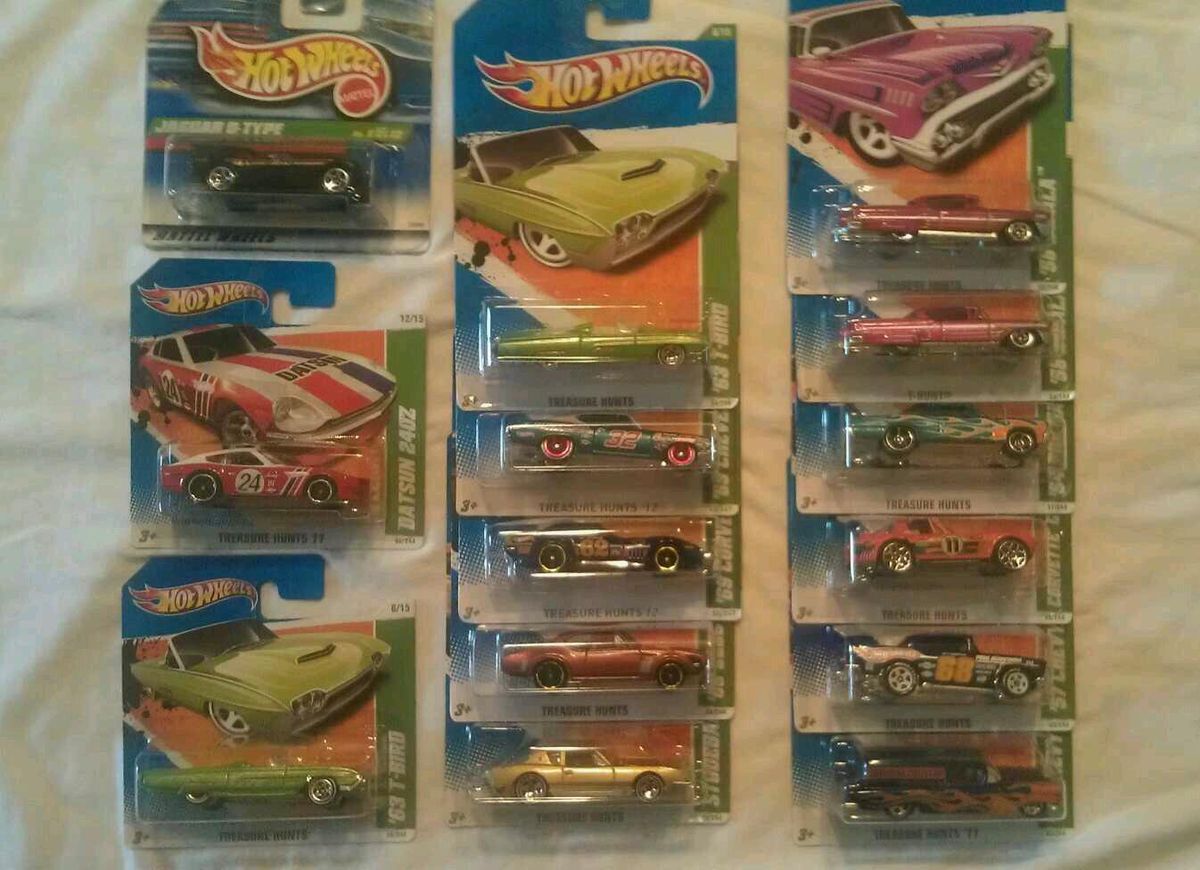 Hot Wheels Treasure Hunt Lot of 14 Assorted