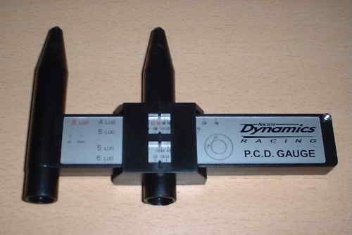 PCD Gauge Alloy Steel Wheels Measures Hole Spaces