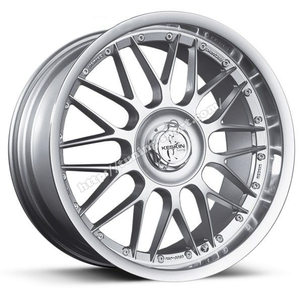 KESKIN KT4 WHEELS 17 SILVER STAGGERED 8x17 9x17 5 100 5 112 VW AUDI 10