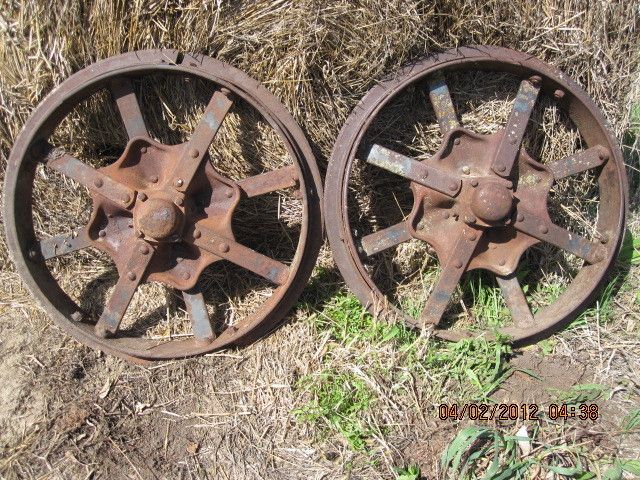 1938 Farmall F 20 Steel Front Wheels