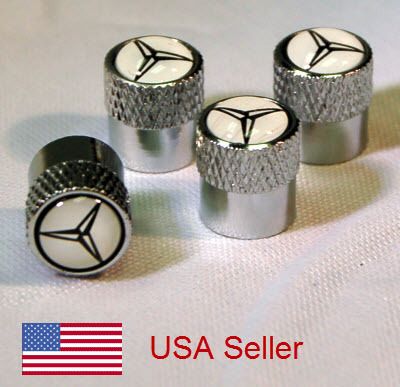 Mercedes Tire Valve Stem Cap Covers Fast USA Shipping