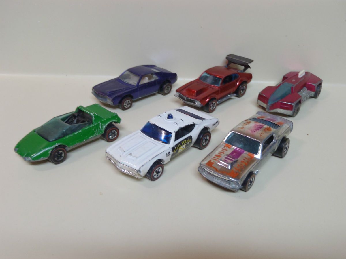 Vintage Red Line Hot Wheel Lot of 6