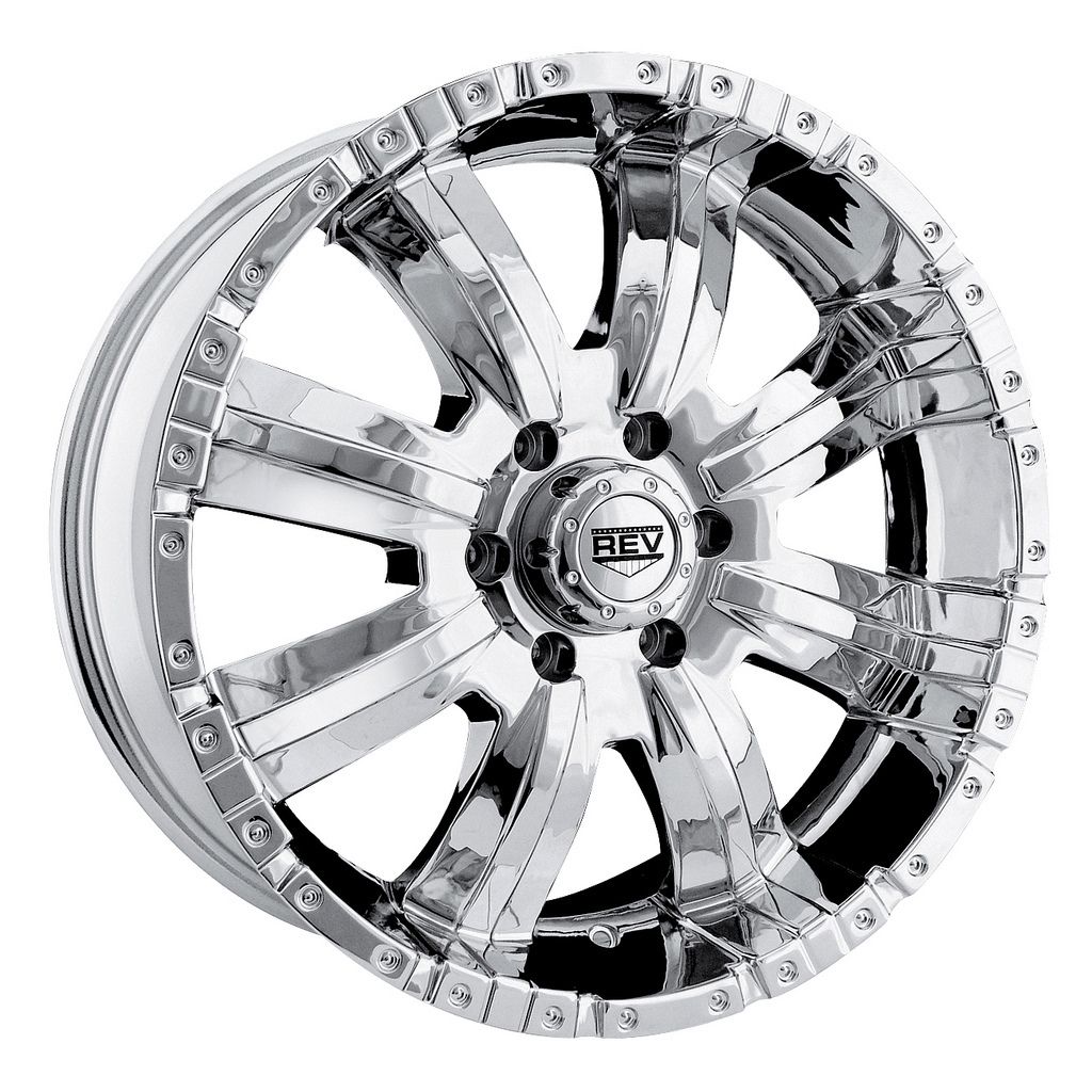 17 Chrome Rev Dirty Harry Wheels Ford Truck SUV F 150 Silverado 6 Lug