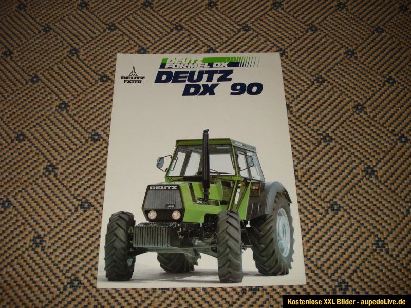 Original Deutz Fahr Formel DX 90 Prospekt